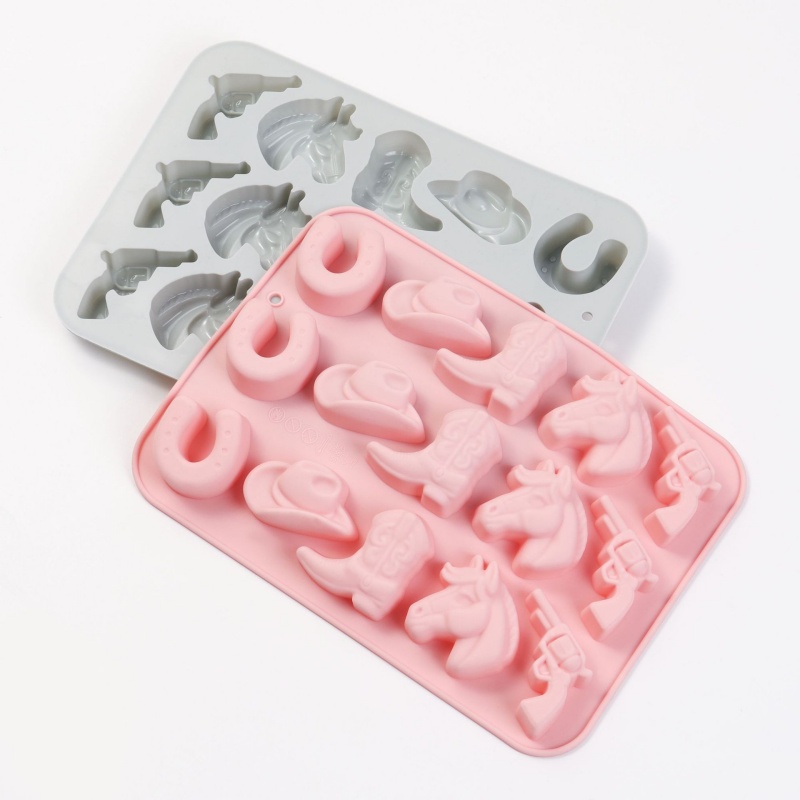 Kitchen Baking Molds - DIY Western Cowboy Themed 15 Cavity