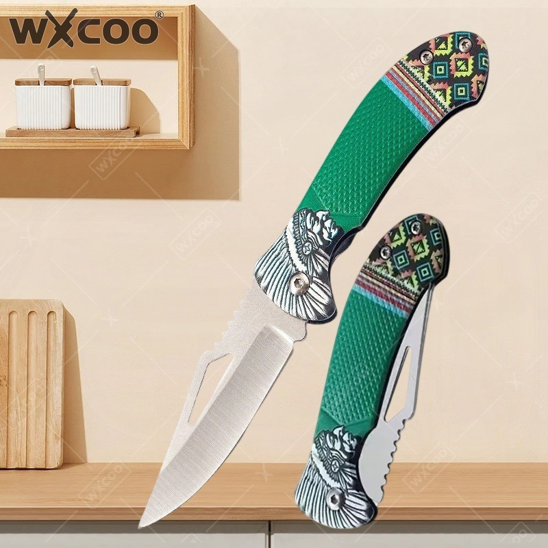 Kitchen Q - WXCOO Folding Knife Stainless Steel Cooking