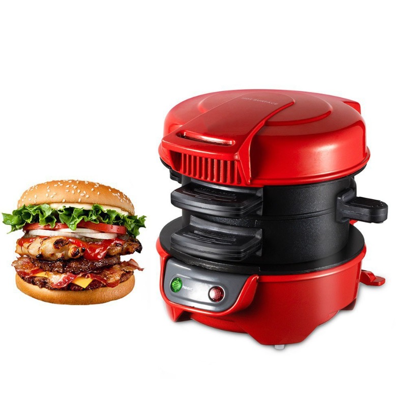 220V 110V Mini Electric Burger - Kitchen Baking Machine review and price