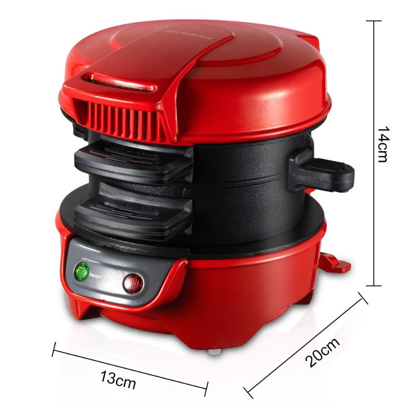 220V 110V Mini Electric Burger - Kitchen Baking Machine review and price
