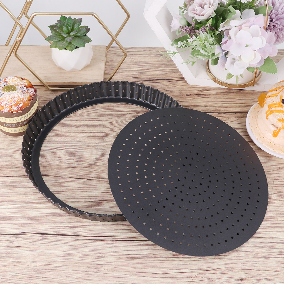 9 Inch Round Baking Pan Non-St - Tart Pan Loose review and price