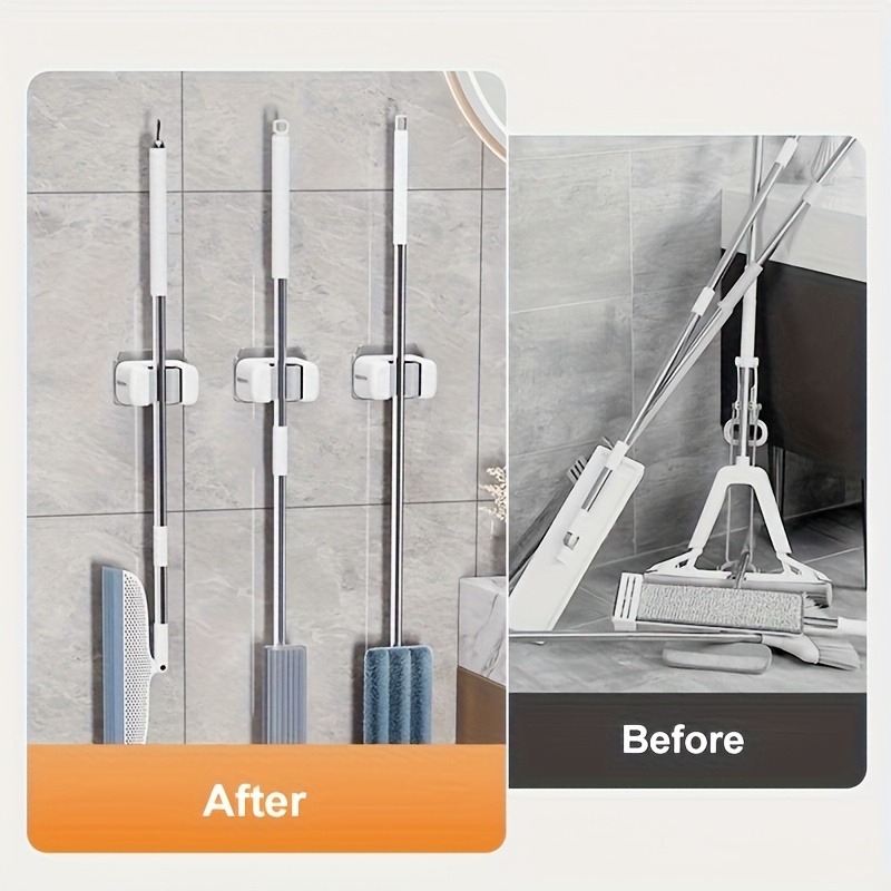 Wall-Mounted Mop and Broom Rac - Kitchen Jobs review and price