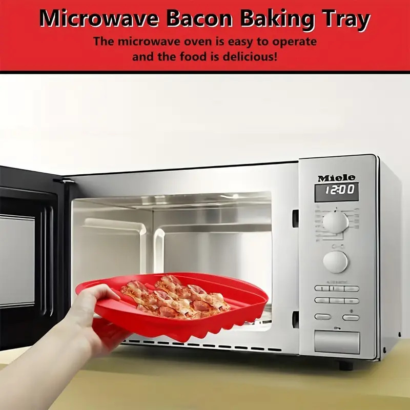 Microwave Bacon Maker Cooker T - Kitchen Baking Mess review and price