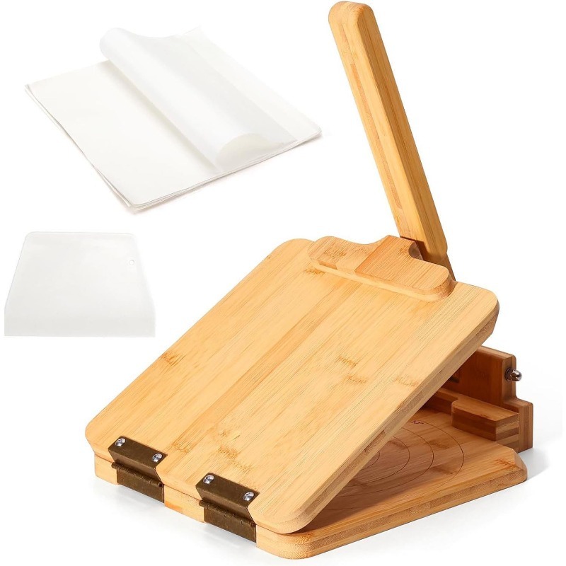 Natural Bamboo Dough Press Mac - Kitchen Baking Machine review and price