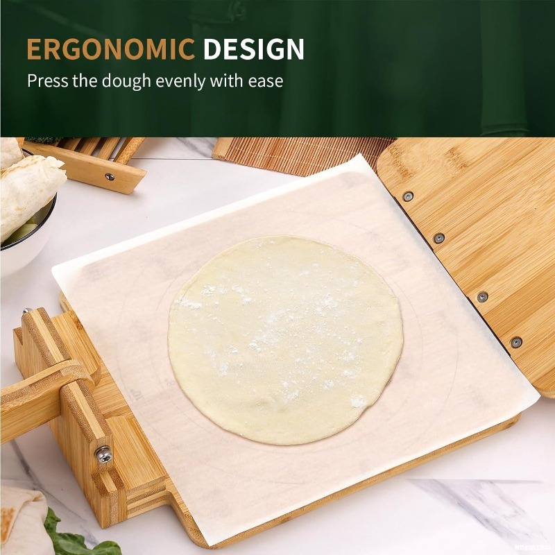 Natural Bamboo Dough Press Mac - Kitchen Baking Machine review and price