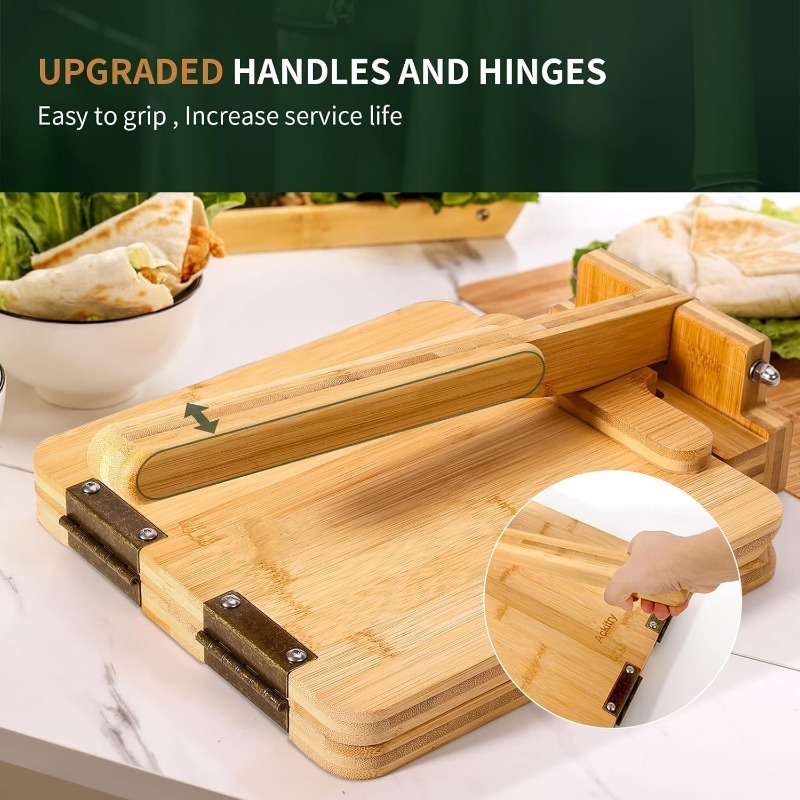 Natural Bamboo Dough Press Mac - Kitchen Baking Machine review and price