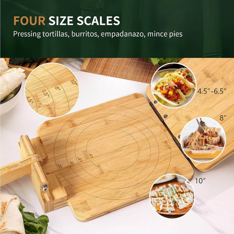 Natural Bamboo Dough Press Mac - Kitchen Baking Machine review and price