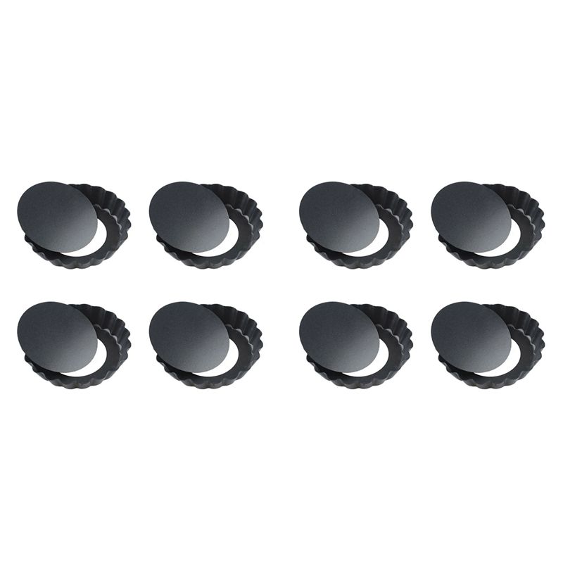 8Pcs 4In/10Cm Mini Pie Muffin  - Tart Pan Loose review and price