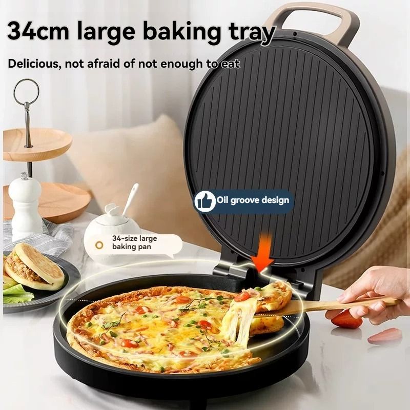 Double-Sided Electric Grill Pa - Kitchen Baking Machine review and price