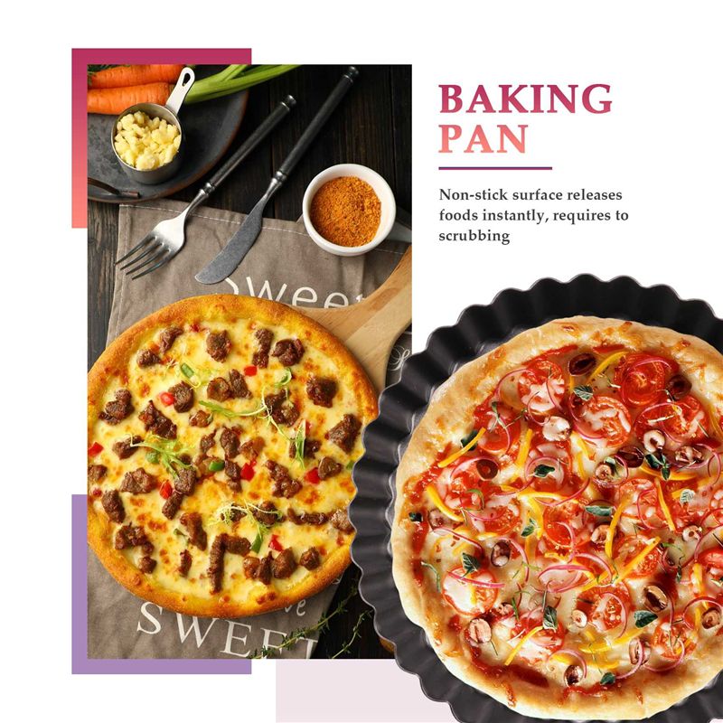Y50A-Pie Tin,Non-Stick Pie Dis - Tart Pan Loose review and price