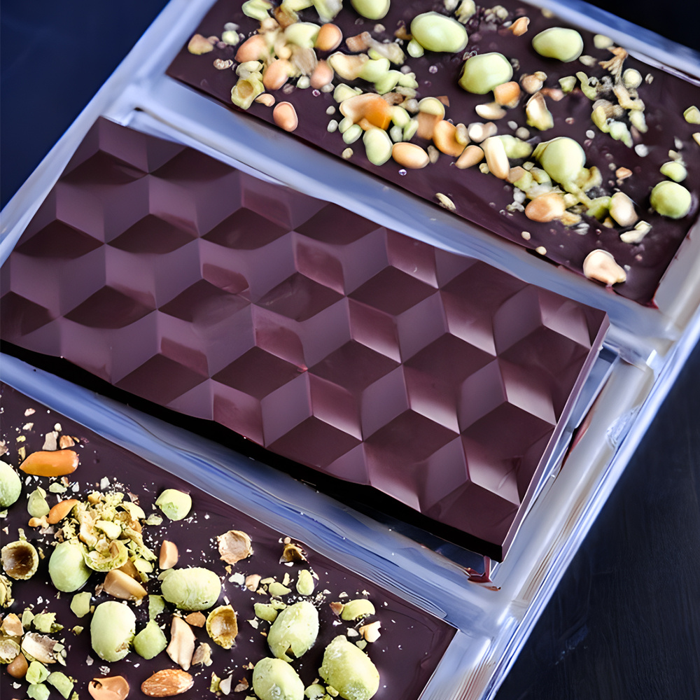 Hard Rhombus Grid Prism Chocol - Kitchen Baking Molds review and price