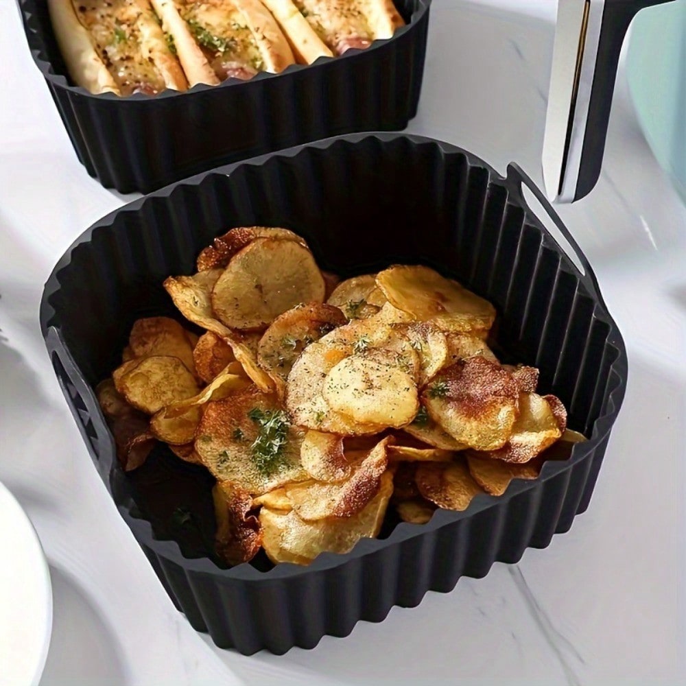 1pc Reusable Silicone Air Frye - Kitchen Baking Tray review and price