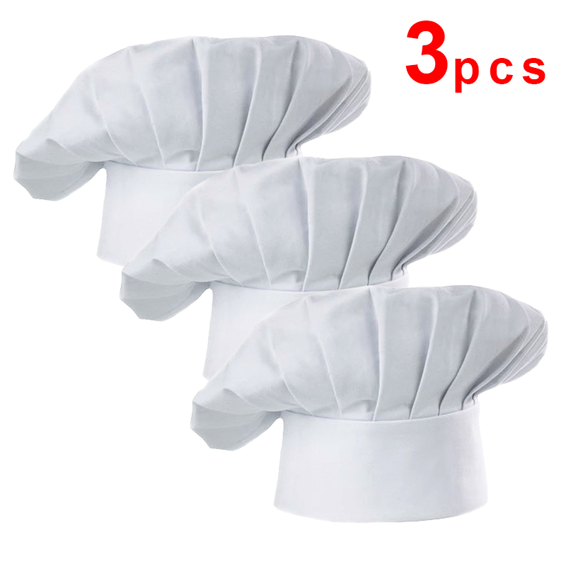 3pcs High22cm Cook Hat White C - Kitchen Q review and price