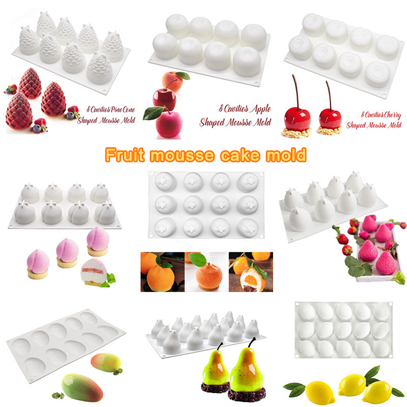 Food-Grade Silicone Fruit Seri - Kitchen Baking Molds review and price