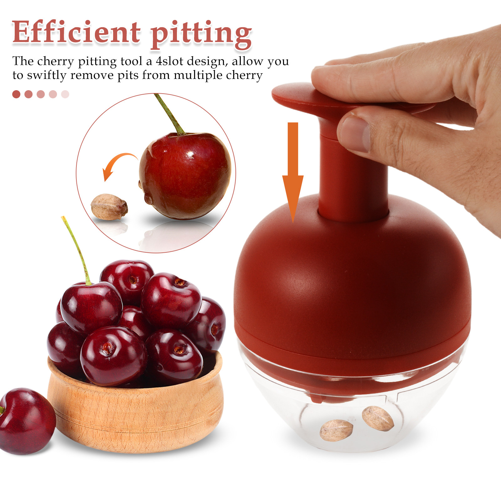 Fast Mess Free Cherry Pitter T - Kitchen Baking Mess review and price