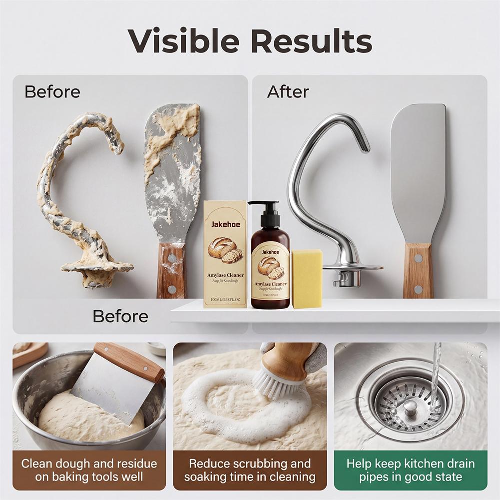 Dough Cleaner Soap for Sourdou - Kitchen Baking Mess review and price