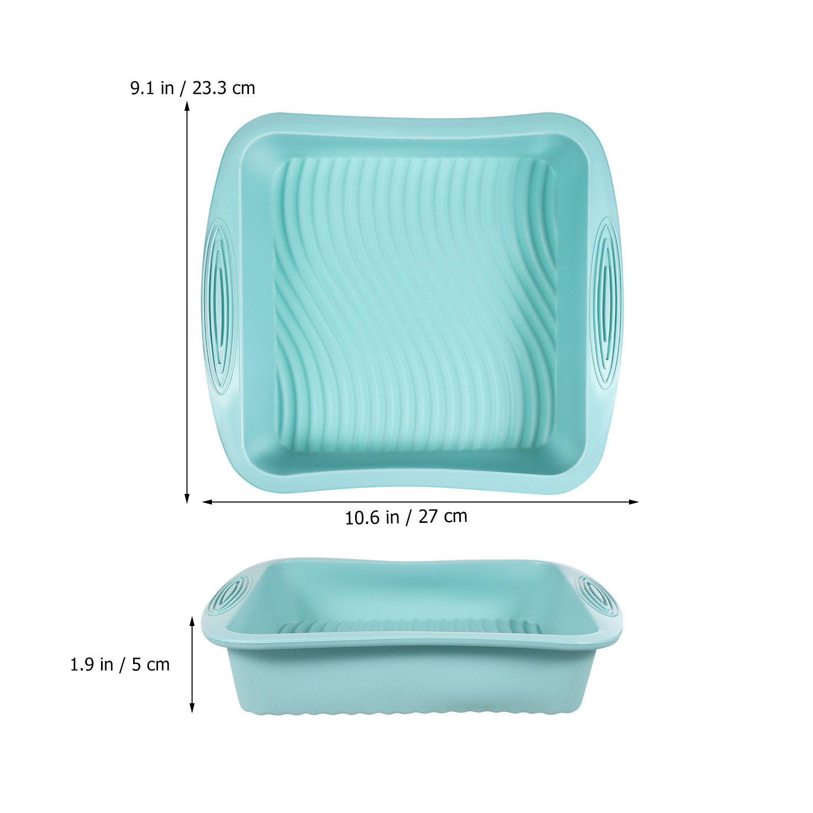 Silicone Baking Tin Square Cak - Kitchen Baking Tray review and price